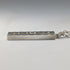 1977 British pure silver jubilee ingot pendant, 39.1g, with pure silver necklace, EJLd